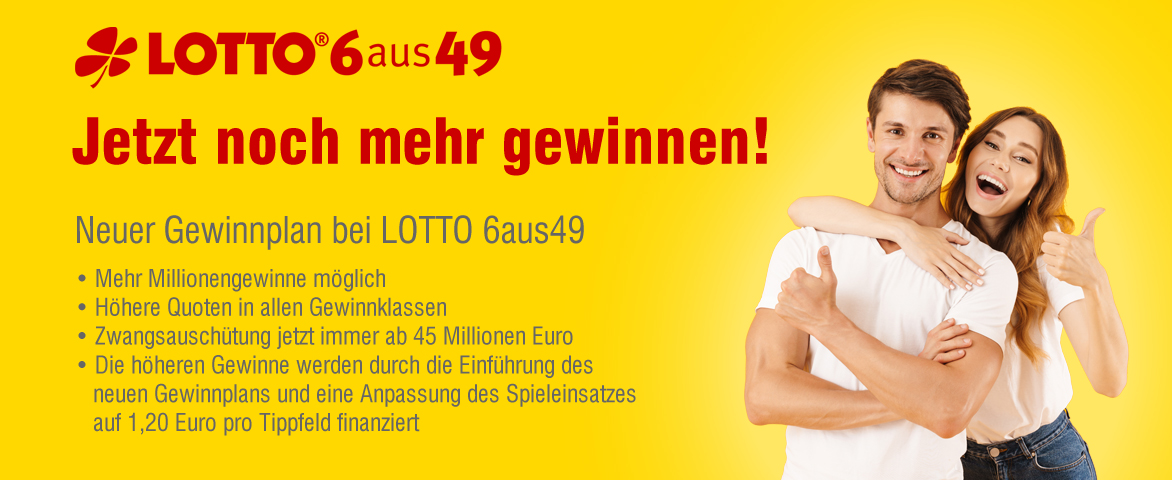 lottobay - neuer Gewinnplan fr LOTTO 6aus49