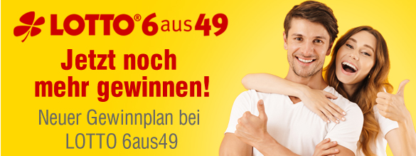 lottobay - neuer Gewinnplan fr LOTTO 6aus49